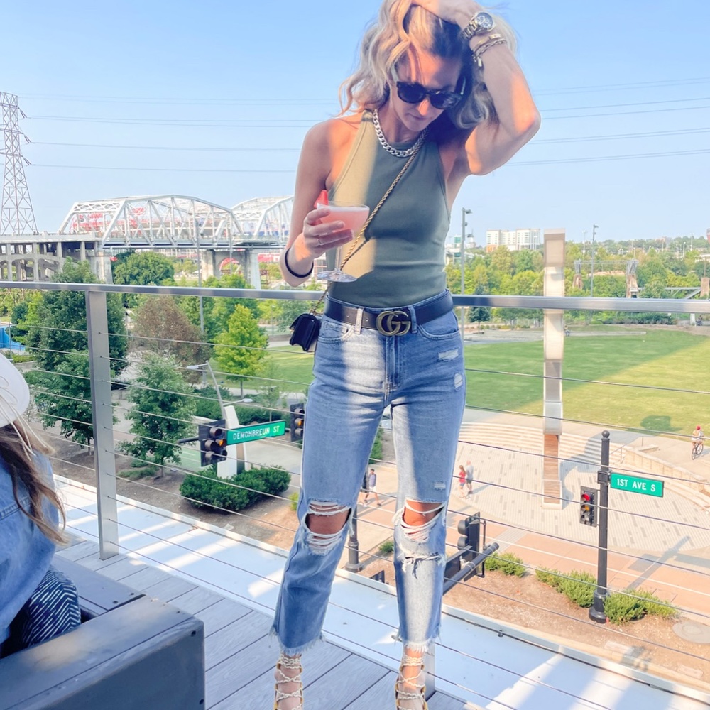 Flying Monkey High Rise Cropped Jean - Picture 6 of 9